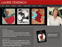 Tablet Screenshot of lauriefendrich.com